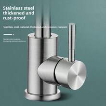 360° Modern Kitchen Sink Mixer Taps Swivel Spout Single Lever Tap Mono Faucet - Silver - View 4