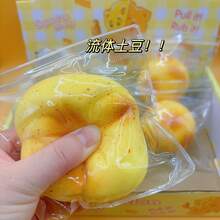 1pcsRealistic Fruit Themed Squeeze Toy, Soft Fluid Hand Play Gift For Daily Leisure - Multicolor - View 9