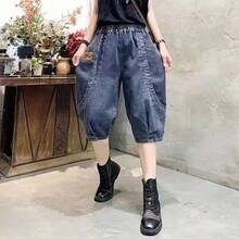 Women Shorts - Black and Gray - View 6