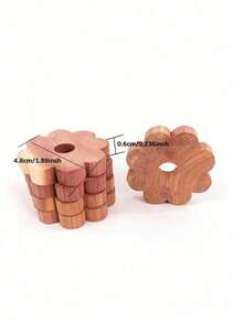 5/10PCS Clothes Storage Cedar Rings – Prevent Clothing Damage - Cedar Rings To Your Garments - Multicolor - View 8