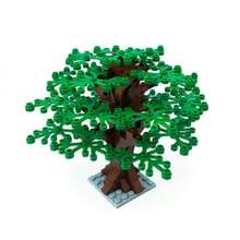 30 mảnh ghép hình lá cây, kích thước 6 x 5 inch, tương thích với bộ xếp hình cổ điển 2417, phụ kiện xây dựng thành phố và đường phố. - Nhiều màu - Xem 3