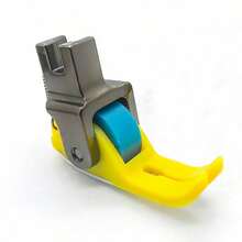 1pc Plastic Roller Presser Foot, Suitable For Sewing Machines - For Narrow, Thick And Thin Fabrics, Ideal For Curtains And Down Jackets - One Yellow Roller Presser Foot - View 10