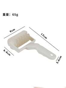 1pc Pizza Cutter Wheel, Plastic Cookie Dough Perforator, Dough Roller, Vent Needle, Baking Tool - Multicolor - View 15