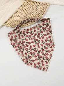 1pc Elastic Floral Print Headband For Women, Suitable For Beach, Travel, Daily Wear, Parties, Photo Shoots, Spring/Summer Summer Hair Accessories Beach Women Bandana Vacay Hair Bands,Festival,Party - Multicolor - View 15