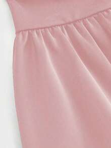 Women's Sexy Halter Neck Dress, Luxury Niche High-End Elegant Evening Party Birthday Puff Mini Dress Pink Summer - 粉色 - 查看 7