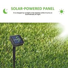 Lámparas de hadas solares Luces navideñas para exteriores 8 modos Lámparas de guirnalda de hadas de alambre de cobre Impermeables Decoración de jardín, árbol y césped - Color 1 pieza - Ver 5