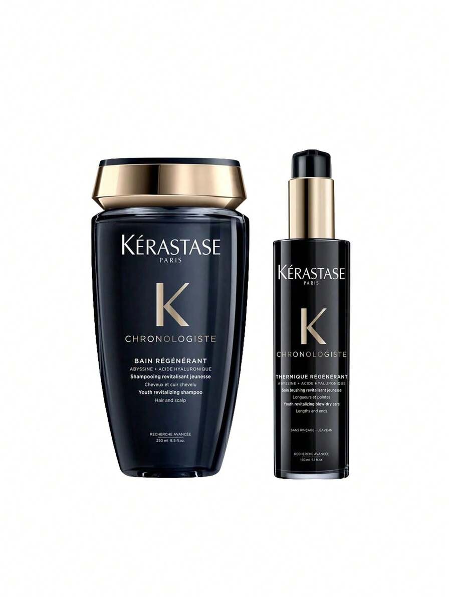 Kérastase [Bundle] Shampoo 250 Ml + Blow-Dry Cream 150 Ml - Chronologiste - View 1