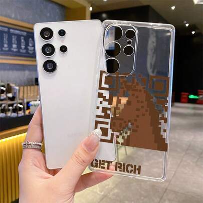 可爱2D小马图案新款防摔手机壳，兼容苹果XS Max/11/13 Pro Max/12/12 Pro/12 Pro Max/13/14 Pro/15 Pro Max/14/14 Pro/11 Pro Max/15/1 Pro/16 Pro Max XR、三星Galaxy 6