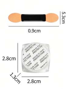 1克/罐 白色珠光镜面粉，超闪亮金属光泽珠光粉，适用于美甲，包含1个涂抹工具，超细粉末，易于使用，适合DIY家庭美甲和专业美甲沙龙装饰。 - 彩色 - 查看 6