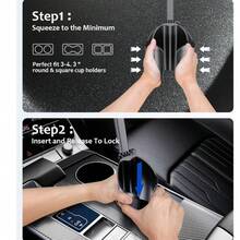 Car Cup Tablet Holder For IPad: Cup Stand Tablet Mount With Adjustable Arm Compatible With IPad Pro Air Mini | Galaxy Tab | Kindle Fire HD Or Other 4.7-12.9" Devices - Default - View 4