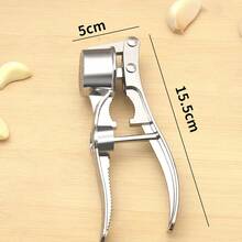 1. Dụng cụ ép tỏi bằng thép không gỉ, màu bạc hiện đại, đa chức năng, dụng cụ nhà bếp, đồ dùng nhà bếp, ... - Nhiều màu - Xem 3