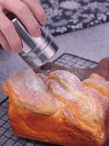 Bộ 2 chiếc dụng cụ rắc bột bằng thép không gỉ, lọ rắc đường bột có nắp lưới mịn, dụng cụ đựng gia vị dùng trong làm bánh, ca cao, quế, cà phê, muối, tiêu, dụng cụ nhà bếp tiện dụng cho gia đình, nhà hàng, tiệm bánh. - Nhiều màu - Xem 5