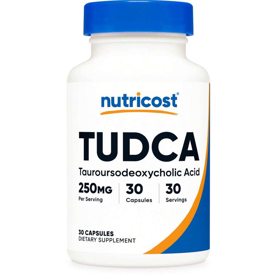 Nutricost Tudca 250mg, 30 cápsulas (Ácido tauroursodesoxicólico) - Sin gluten, no-GMO - Otros - Ver 1