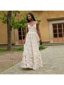 Beautiful And Unique Suspender Dress For Seaside Vacation, Super Good-Looking Temperament Waist Dress - 天藍色 - 查看 9