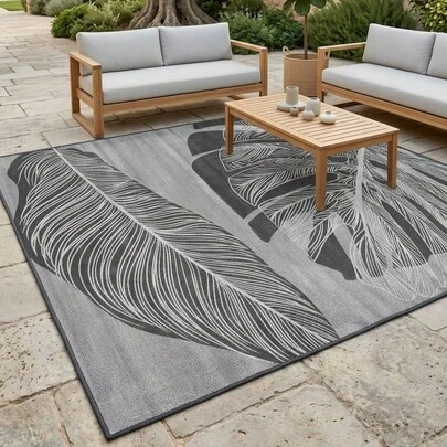 Thảm trải sàn/thảm chùi chân cao cấp kiểu Âu và Mỹ tối giản, họa tiết hoa lá, chất liệu mềm mại, có thể giặt máy, thích hợp cho lối vào, ban công, hành lang, ngoài trời, sân hiên, phòng khách, sử dụng được quanh năm.