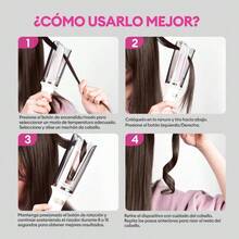 Rizadora Automática para Cabello de Cerámica 25mm, Ajuste de Temperatura, Ideal para Rizos Definidos y Duraderos - por defecto - Ver 10