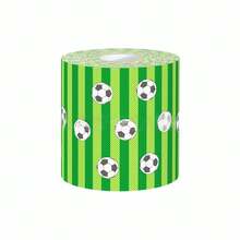 World Cup Theme Toilet Paper Roll - Full Color Printed Soccer Design, 3-Ply Thickened Tissue, Decorative Bathroom Tissue For Game Day Parties, Living Room, Dining Table Decor, Fun Sports Fan Gift & Party Supplies - Multicolor - View 13