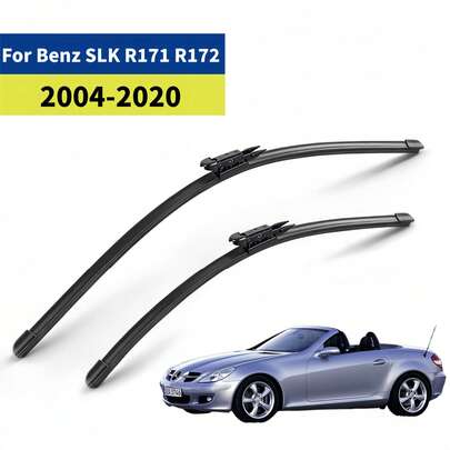 Bộ lưỡi gạt mưa kính chắn gió thay thế cho các mẫu xe SLK-Class R171 R172 từ năm 2004 đến 2020, chất lượng cao, dùng được cả bốn mùa (2 lưỡi).