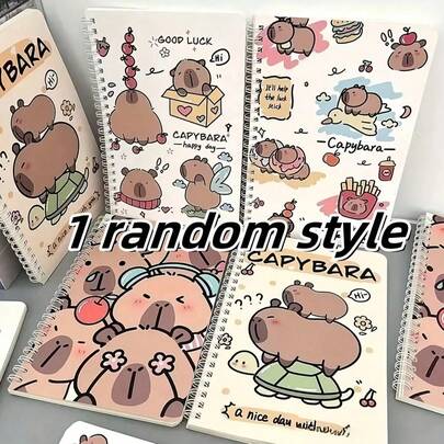 1/ Sổ tay lò xo hình cá heo, bìa mềm, thiết kế họa tiết cá heo dễ thương, phong cách chủ đề động vật, mỗi cuốn có 50 trang bên trong, là lựa chọn lý tưởng cho học sinh và quà tặng văn phòng phẩm, nhật ký, đồ dùng học tập, văn phòng phẩm trường học (phong cách giản dị)