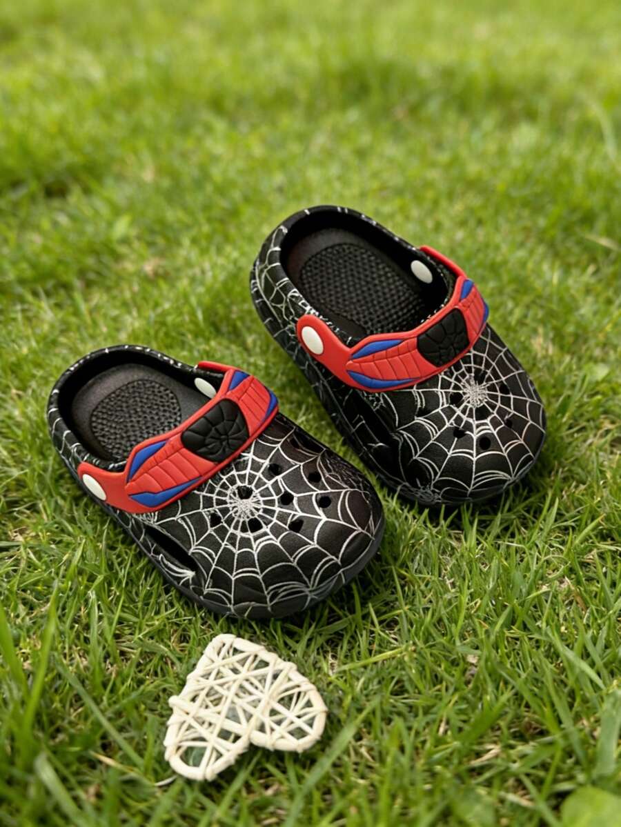 GUUOLLEE Children's EVA Slip-On Shoes, With Cushioned Sole, Suitable For Spring, Summer, Autumn Indoor And Outdoor Wear, Children's Sandals, Children's Shoes - Black - View 1