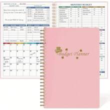 Sổ Kế Hoạch Tài Chính Hàng Tháng Kèm Theo Theo Dõi Chi Tiêu - Quản Lý Tài Chính Hiệu Quả, Sổ Kế Hoạch/Sổ Ghi Chép Tài Chính Không Ghi Ngày Tháng, Có Thể Bắt Đầu Bất Kỳ Lúc Nào, Khổ A5 (8.6 X 5.9 Inch), Giấy 100Gsm (Màu Vàng) - A5 - Xem 10