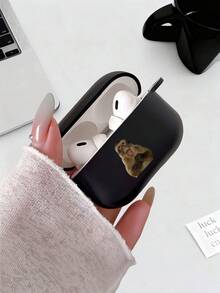 Funny Phone Case,Ugly Phone Case 1 Pc Black Surprised Monkey Pattern Shockproof Protective Earbud Case For Men Women Teens, Durable Earbud Protector, Fashionable Daily Use Earbud Case, Suitable For AirPods 1/2/3/4/Pro/Pro2/Pro3,Festival Gift - Black - View 6