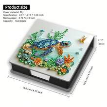1 hộp sổ tay tranh đính đá phong cảnh, bìa giả da màu đen - Bao gồm 160 trang - Thích hợp cho văn phòng tại nhà, văn phòng phẩm học sinh, đồ thủ công DIY. Đồ dùng văn phòng dễ thương. Quà tặng ngày lễ. - Xem 14