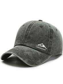 Mũ lưỡi trai unisex in hình núi và chữ, chất liệu polyester, kiểu dáng cổ điển, thích hợp mặc hàng ngày, làm quà tặng Giáng sinh, Ngày của Mẹ, Ngày của Cha, Ngày Nhà giáo, sinh nhật cho gia đình, bạn bè, người yêu. - Nhiều màu - Xem 7