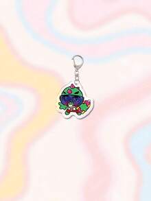 1pc Acrylic Cute Cartoon Big Eye Character Themed Pendant, Suitable For Backpack, Bag, Wallet Decoration, Friend Gift Gifts For Mother, Father, Graduation, And Teacher - Multicolor - View 9