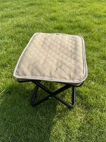 1pc Outdoor Thick Folding Stool, Portable Compact Footrest Seat, Sturdy & Stable, Suitable For Camping, Fishing, Sketching, Indoor & Outdoor Use, Comfortable Foldable Small Chair For Commuting, Picnic - Multicolor - View 10