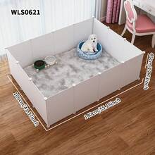 兔子围栏（可自行组装）宠物用品围栏（可自行组装）小猫安全围栏 DIY小型猫笼 小型狗笼 - 彩色 - 查看 7
