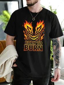 T-shirts pour hommes - Noir - Voir 1