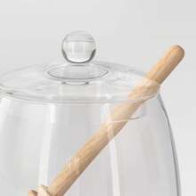 18.5 Fl Oz 3pc Honey Pot Glass Food Storage Container - Threshold: Dishwasher-, Autumn Shapes - 1 - 查看 3