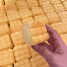 2 món đồ chơi bóp mềm hình bánh mì 9 ô, đàn hồi chậm, chống căng thẳng mới. - Nhiều màu - Xem 1