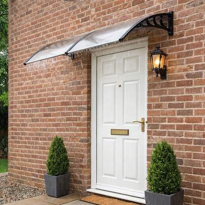 Gr8 Garden Front Door Rain & Sun Canopy Awning 90x300cm