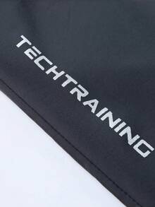 Men's Lightweight Running Pants, Thin Jogging Drawstring Sports Casual Trousers For Spring/Summer, Solid Color Outdoor Sportswear - Dark Grey - View 5