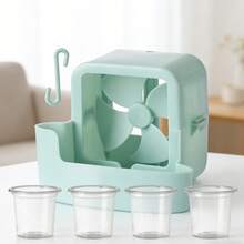 落地扇，无需钻孔的冷却扇，家用悬挂式冰块冷却装置 - 彩色 - 查看 2