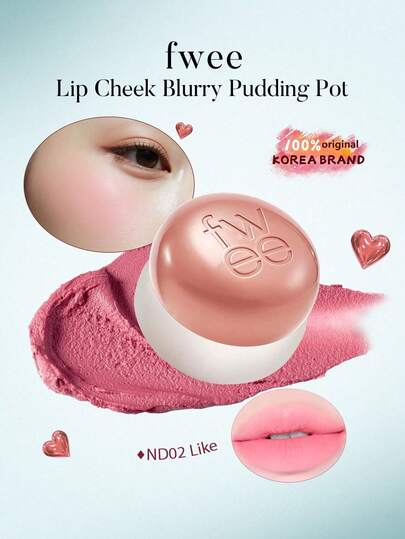Fwee كريم أحمر خدود وشفاه مخملي، درجات الظل: ضباب المشمش، وردي مغبر، قوام هواء موس، نهاية مخملية كشمير، احمرار مائي، تطبيق سلس، مناسب للبشرة الحساسة، علبة جيب ثمينة، مخلص الخدود المسطح، تنشيط الجفون الداخلية، مكياج كوري، 5 جرام/0.17 أونصة
