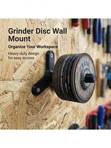 Giá treo máy mài góc 125mm gắn tường | Giá đựng dụng cụ tiết kiệm không gian cho nhà để xe/xưởng, giá treo máy đánh bóng chịu tải nặng, dễ lắp đặt, chất liệu nhựa, phù hợp cho người đam mê và chuyên nghiệp. - A - Xem 2