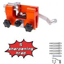 Portable Manual Chain Saw Sharpener, Adjustable Clamp And Precise Guide Rail, Suitable For 8-22 Inch Chains/Electric Saws - A - View 10