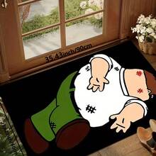 A Unique And Quirky Cartoon Character Design Mat, Made Of Soft And Thick Flannel (0.47 Inches), Suitable For Bedroom, Kitchen, Bathroom, Room, Or Entrance Home Decor.It Is Washable, Durable, And A Perfect Festive Decorative Rug - contracted design - View 7