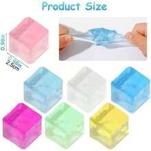 2/5/8/10/15/20个装 软方形挤压减压球玩具，成人派对礼品 - 彩色 - 查看 8