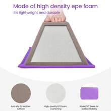 Stunt Trainer Stand For Cheerleading Cheer Flyer Stund Stand For Flexibility Core Strength Conditioning Promotes Adults And Kids Gymnastics Balance Block Cheerleading Equipment - Purple - View 2