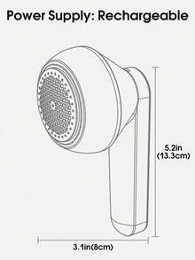 1 máy hút bụi vải cầm tay chạy điện, sạc lại được, loại bỏ xơ vải và vón cục nhanh chóng trên quần áo, đồ nội thất và thảm, máy làm sạch vải, máy hút bụi vải, con lăn làm sạch vải, dụng cụ vệ sinh nhà cửa. - Một kích thước phù hợp với tất cả - Xem 11