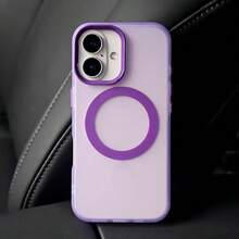 DECOPHONE High-Quality Candy-Colored Magnetic Wireless Charging Phone Case, Compatible With Vivo/Poco/Honor And Other Models. Supports Magnetic Wireless Charging, Made With Premium Matte Finish, Built-In Magnetic Charging Protection Structure. - Purple - View 11
