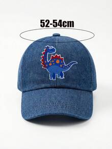 1 pieza Gorra de béisbol con diseño de dinosaurio de dibujos animados para niños pequeños, sombrero de sol para todas las estaciones, gorra snapback para actividades al aire libre, viajes y escuela - 1PC - Ver 8