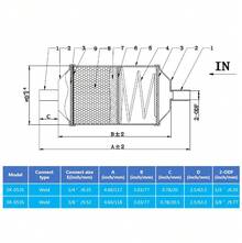 Refrigerant Dryer Filters With 1/4'' And 3/8'' Interfaces, EK-052, EK-052S, EK-053, And EK053S, Are Suitable For CFC, HCFC, And HFC Heat Pumps, Cold Storage, Ice Makers, Display Cases, Freezers, Condenser Units, HVAC Systems, Or Direct-Cooling Air Conditioners. - View 9
