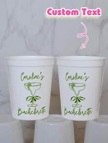1/3/6/10個可客製化個性化派對冷飲杯，適用於婚禮派對，可客製化姓名與稱號，加厚材質，附蓋保溫水瓶旅行杯，適用於夏季派對批發冷飲杯，可重複使用，附吸管，適用於婚禮、單身派對、生日派對、戶外運動海灘水瓶，也適用於父親節禮物、畢業禮物、伴娘禮物 - 彩色 - 查看 2