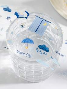 1pc Weather Die-Cutting Planner DIY Decorative Tape, Featuring Cute Cloud, Rainbow, And Snowflake Designs, For DIY Crafts,Junk Journal Supplies, School Supplies,Back To School - A - View 10