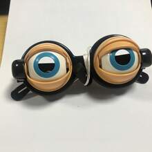 1件装 - 新款疯狂眨眼眼镜，新奇搞怪自拍视频小工具，2026互动玩具，送给朋友、生日、派对、男孩女孩的完美礼物 - 彩色 - 查看 8